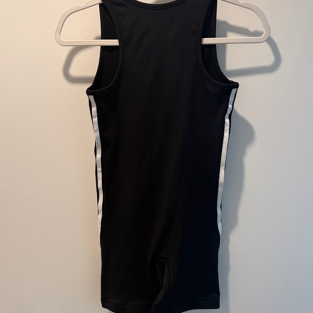 Adidas Black Singlet with White Stripes - Picture 4 of 5